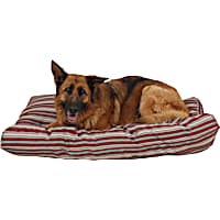 Carolina Pet Company Indoor Outdoor Jamison Red Striped Dog Bed
