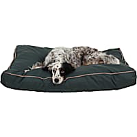 Carolina Pet Company Indoor Outdoor Jamison Green Faux Gusset Dog Bed