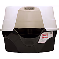 Nature's Miracle Hooded Corner Litter Box With Odor Control Charcoal Filter