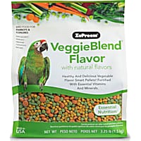 ZuPreem AvianMaintenance VeggieBlend Premium Bird Diet for Medium & Large Birds