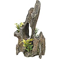 RockGarden Resin Driftwood Pinnacle with Plants