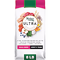 Nutro Ultra Chicken, Lamb and Salmon Protein Trio Small Breed Adult Dry Dog Food