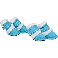 Pet Life Blue Shearling Paw Wear for Dogs