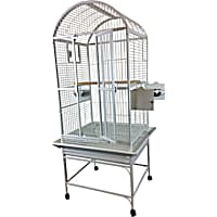A&E Cage Company White Classico Dometop Medium Bird Cage