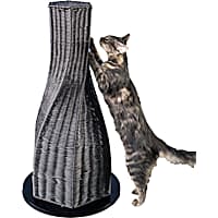 The Refined Feline Calypso Cat Scratcher in Espresso