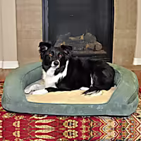 K&H Deluxe Ortho Bolster Sleeper Dog Bed