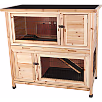 TRIXIE Natura Two Story Animal Hutch in Brown