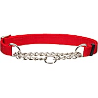 Coastal Pet Products Personalized Red Adjustable Check Training Collar for Dogs