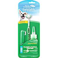 TropiClean Fresh Breath Plaque & Tartar Control Kit for Small & Medium Dogs