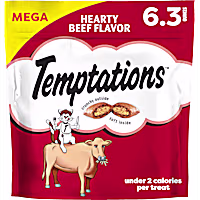 Temptations Classic Hearty Beef Flavor Crunchy and Soft Cat Treats