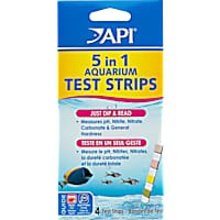 API 5 in 1 Aquarium Water Test Strips