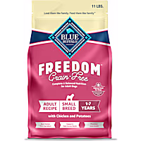 Blue Buffalo Freedom Supports High Energy Needs Chicken & Potatoes Grain-Free Small Breed Dry Dog Food