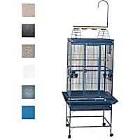 A&E Cage Company 24" X 22" Play Top Bird Cage in Platinum