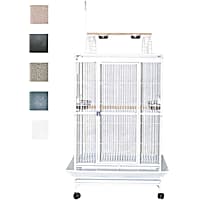 A&E Cage Company 40" X 30" Play Top Bird Cage in Stainless Steel