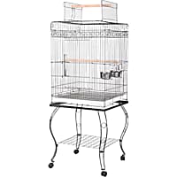 A&E Cage Company 20" X 20" Play Top Bird Cage in Platinum