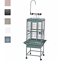 A&E Cage Company 18" X 18" Play Top Bird Cage in White