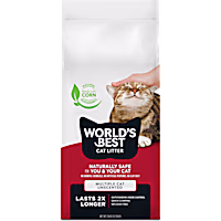 World's Best Cat Litter Mulitple Cats Flushable Unscented Corn Cat Litter