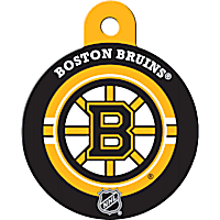 Quick-Tag Boston Bruins NHL Personalized Engraved Pet ID Tag, Large