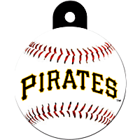 Quick-Tag Pittsburgh Pirates MLB Personalized Engraved Pet ID Tag, Large