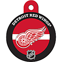 Quick-Tag Detroit Red Wings NHL Personalized Engraved Pet ID Tag, Large