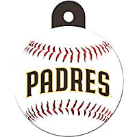 Quick-Tag San Diego Padres MLB Personalized Engraved Pet ID Tag, Large