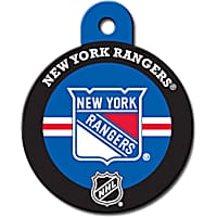 Quick-Tag New York Rangers NHL Personalized Engraved Pet ID Tag, Large