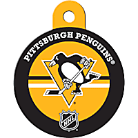 Quick-Tag Pittsburgh Penguins NHL Personalized Engraved Pet ID Tag, Large