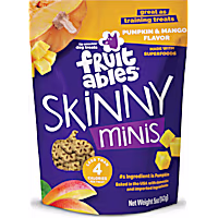 Fruitables Skinny Minis Pumpkin & Mango Flavor Soft Deliciously Healthy Dog Treats