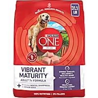 Purina ONE High Protein Vibrant Maturity Adult 7 Plus Formula Senior Dry Dog Food