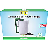 Tetra Whisper Bio-Bag Medium Disposable Filter Cartridges for Aquariums