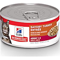 Hill's Science Diet Adult Savory Turkey Entree Canned Wet Cat Food