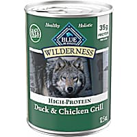 Blue Buffalo Wilderness Duck & Chicken Grill, 35g Protein Adult Wet Dog Food