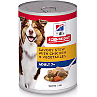Hill's Science Diet Senior 7+ Savory Stew with Chicken & Vegetables Canned Wet Dog Food