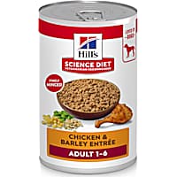 Hill's Science Diet Adult Chicken & Barley Entree Canned Wet Dog Food