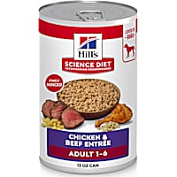Hill's Science Diet Chicken & Beef Entree Adult Canned Dog Food