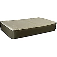 Snoozer Super Waterproof Orthopedic Lounger in Hazelnut & Cream