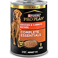 Purina Pro Plan Grain Free Complete Essentials Chicken and Carrots Entree Classic Dog Food Pate