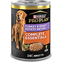 Purina Pro Plan COMPLETE ESSENTIALS Grain Free, High Protein Turkey & Sweet Potato Entree Pate Wet Dog Food