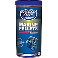 Omega One Large Marine Pellets for All Marine Fish, Sinking Meal-Free Fish Food
