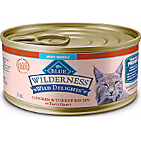 Blue Buffalo Wilderness Chicken & Turkey Wild Delights Meaty Morsels Wet Cat Food