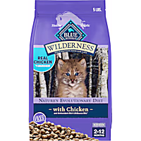 Blue Buffalo Wilderness Natural High-Protein Chicken Kitten Dry Cat Food
