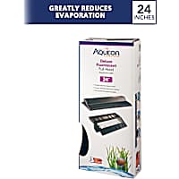 Aqueon Aquarium Black 24" Fluorescent Deluxe Full Hood