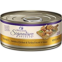 Wellness CORE Signature Selects Natural Grain Free Chunky Chicken & Turkey Wet Cat Food