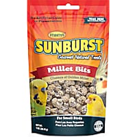 Higgins Sunburst Millet Bits Gourmet Treats for Small Birds