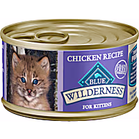 Blue Buffalo Wilderness High-Protein Grain-Free Chicken Pate Recipe Wet Kitten Food