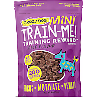 Crazy Dog Train-Me! Mini Training Reward Beef Dog Treats