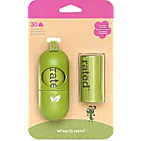 Earth Rated Dog Poop Bag Dispenser + 30 Scented Bags