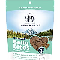 Natural Balance Belly Bites Grain Free Semi-Moist Chicken & Legume Formula Dog Treats