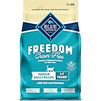 Blue Buffalo Freedom Natural Grain-Free, Fish Recipe, Indoor Adult Dry Cat Food