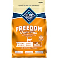Blue Buffalo Freedom Natural Grain-Free, Weight Control, Chicken Recipe, Adult Dry Cat Food